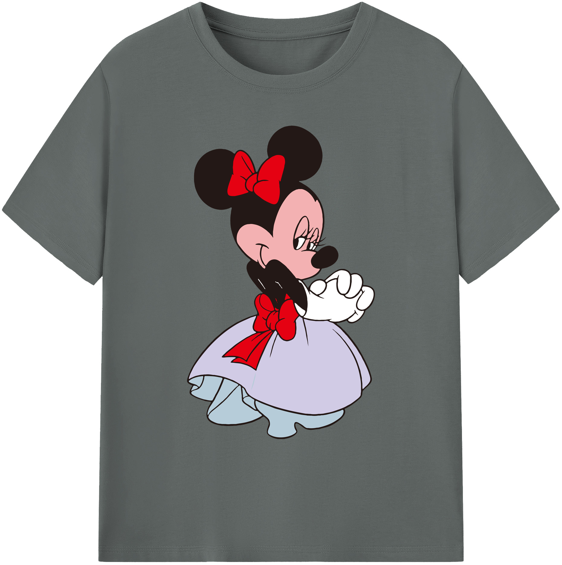 ミッキーマウス Mickey Mouse 綿100％ メンズ半袖Tシャツ｜肌触りやわらか＆通気性